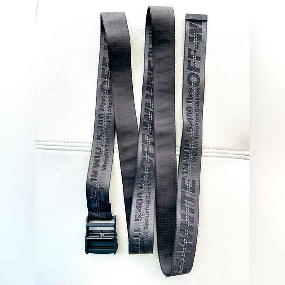 NWOT! 
Off-White 
“Industrial Tie-Down Strap” 
“Measuring Tape” - Inspired” Belt
